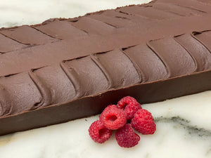 Dairy Chocolate Raspberry Fudge - 1/2 Pound - Rochester Fudge