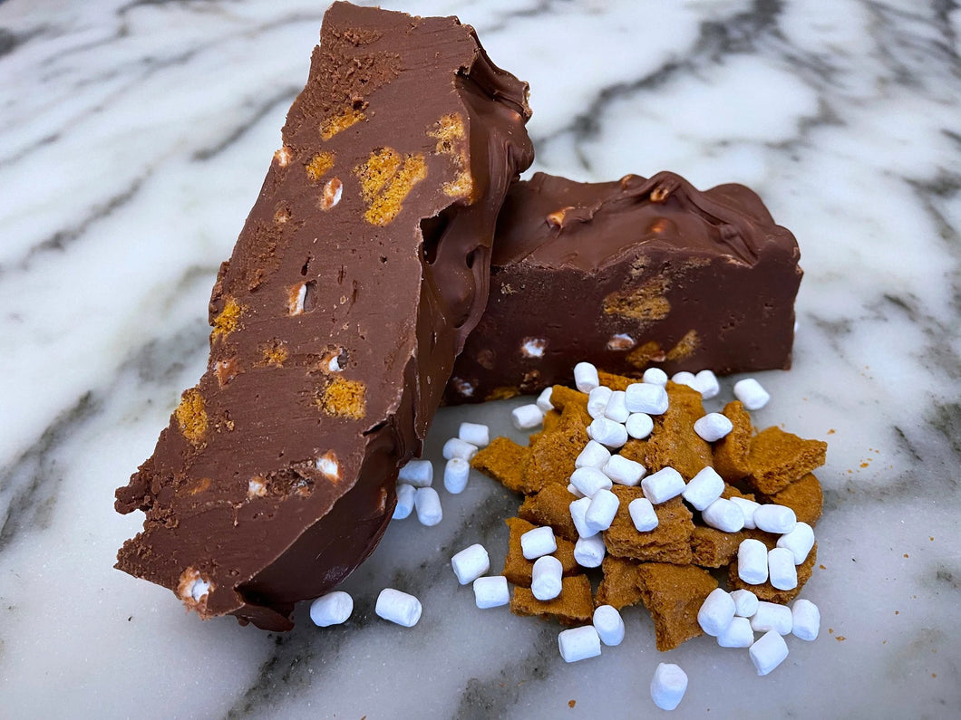 Vegan Chocolate S'Mores Fudge - 1/2 Pound - Rochester Fudge